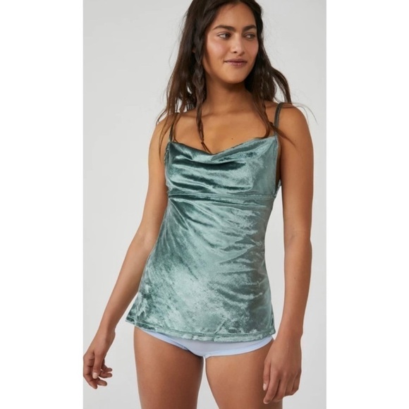 Free People All Night Velvet Tunic - Picture 2 of 3